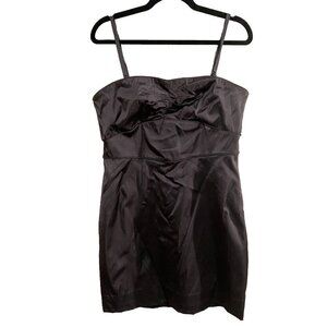 RW & Co Women's Sleeveless Fitted Cocktail Dress Dark Gray Size 12
